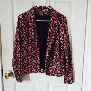 Vintage Floral Blazer